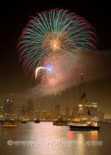 4th of July Celebration with the Famous Firework Event in San Diego