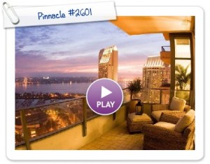 Panoramic Western Views from Pinnacle #2601 in the Marina District in Downtown San Diego!