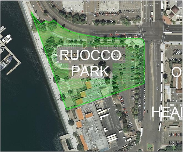 New Waterfront Park in Downtown San Diego- Ruocco Park - Located North of Seaport Village!