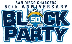 San Diego Chargers 50th Anniversary Block Party 2009 in the Gaslamp District!