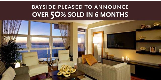 Bayside in the Columbia District in Downtown San Diego Over 50% sold!