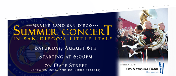 Summer Concert in the Little Italy District