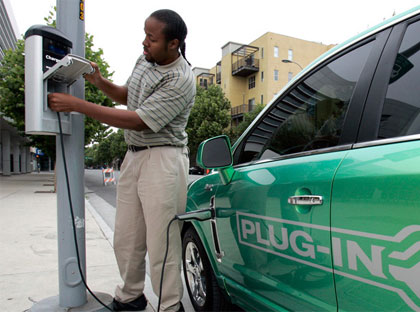 Electric Cars in Downtown San Diego