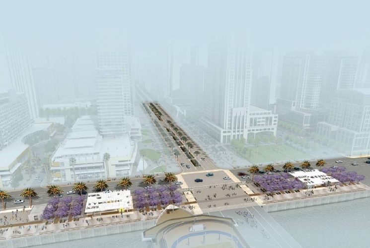 North Embarcadero Visionary Plan 1 - Construction is about to start