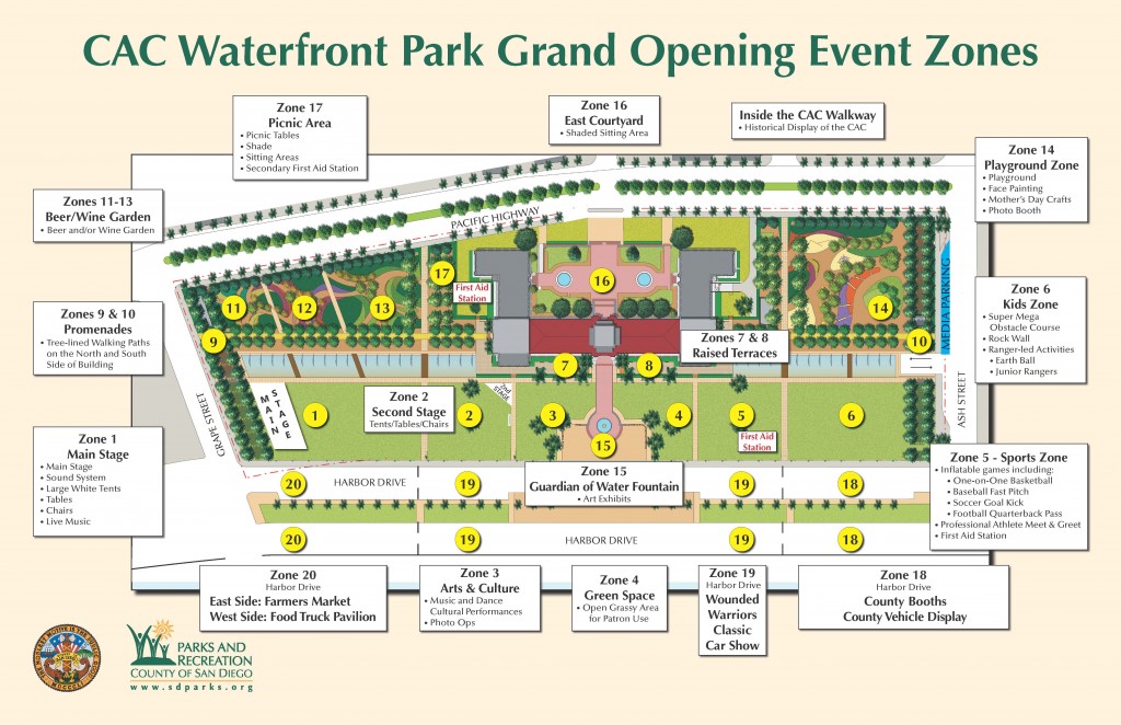 Water Front Park Features