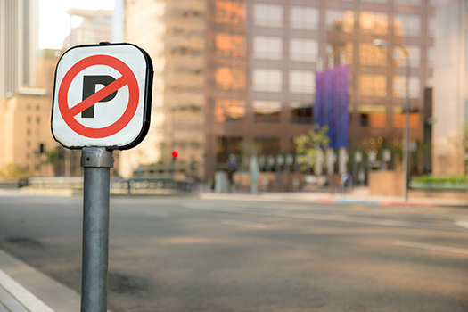 How There Is a No-Parking Zone in The Gaslamp in San Diego